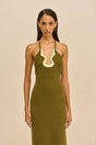 VALMA KNIT DRESS - SERPENT