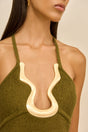 VALMA KNIT DRESS - SERPENT