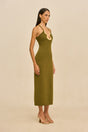 VALMA KNIT DRESS - SERPENT