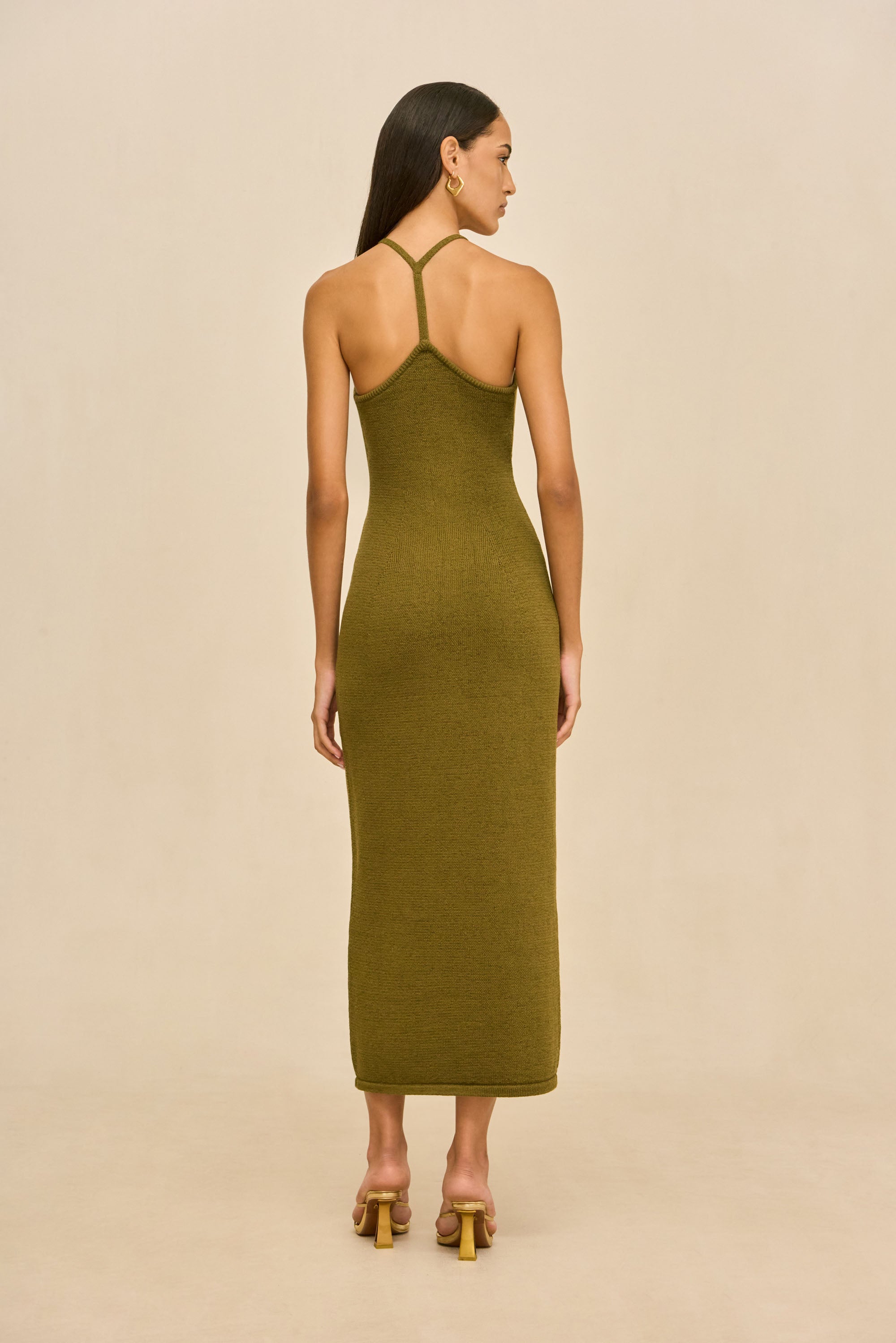 VALMA KNIT DRESS - SERPENT