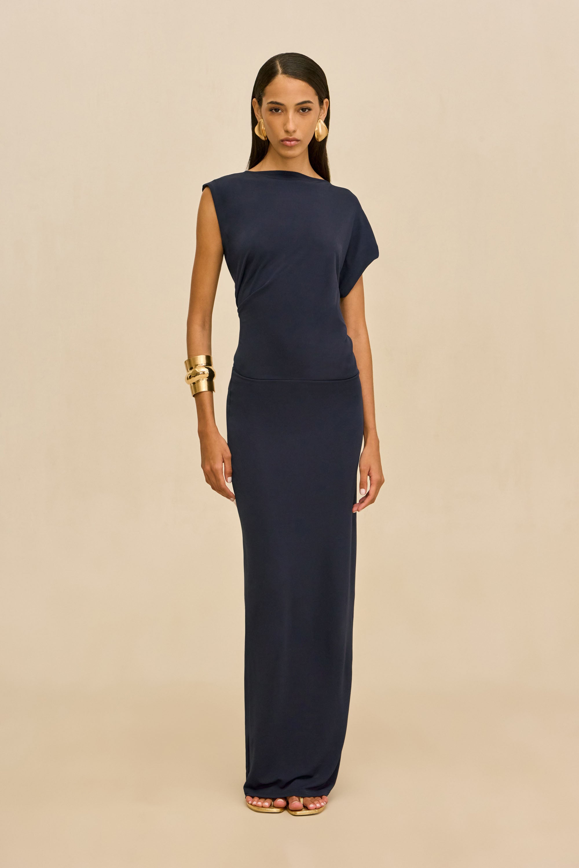 JONA DRESS - DEEP LAKE