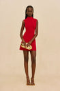 HARLOW KNIT DRESS - MERLOT