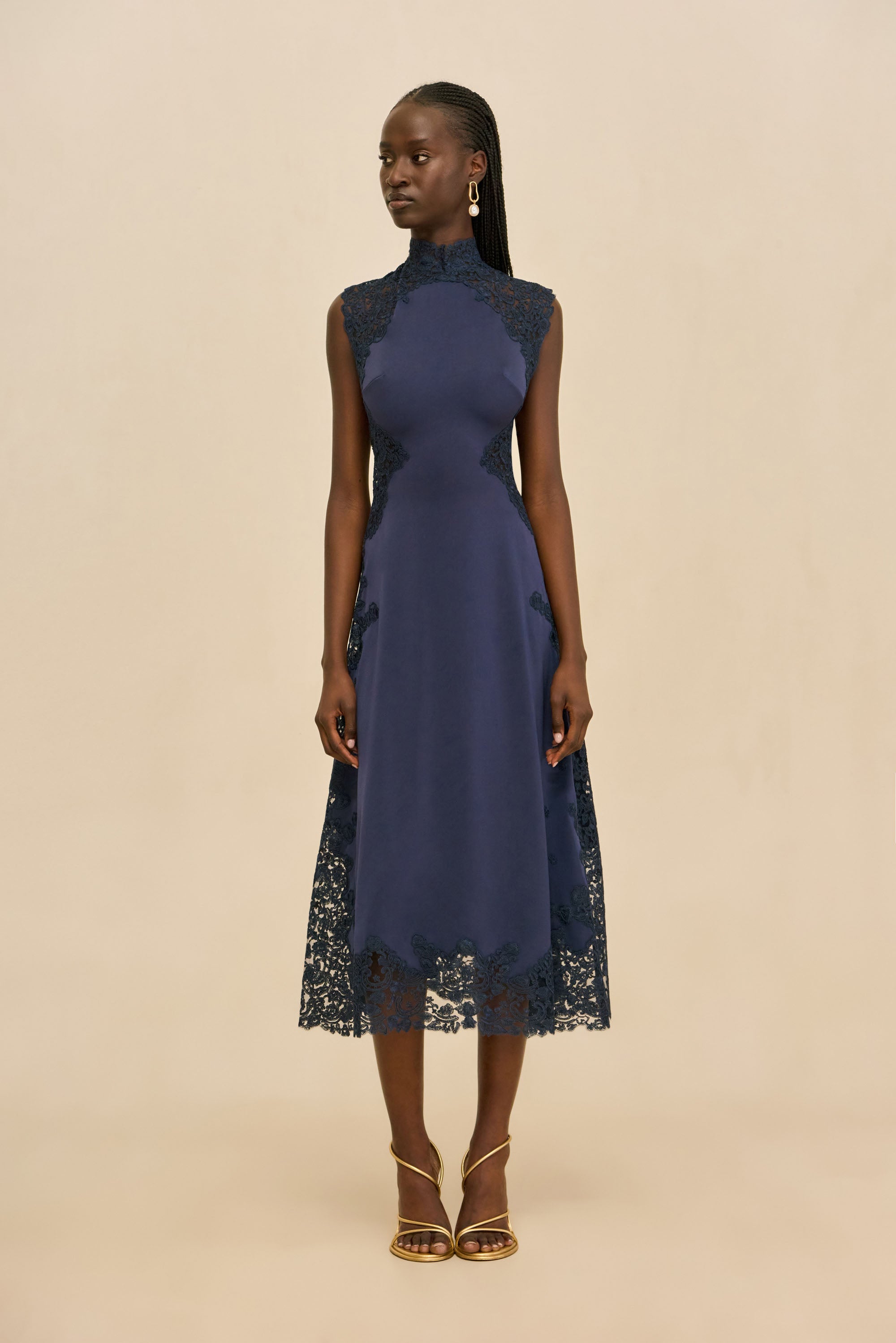 ANIMA DRESS - DEEP LAKE