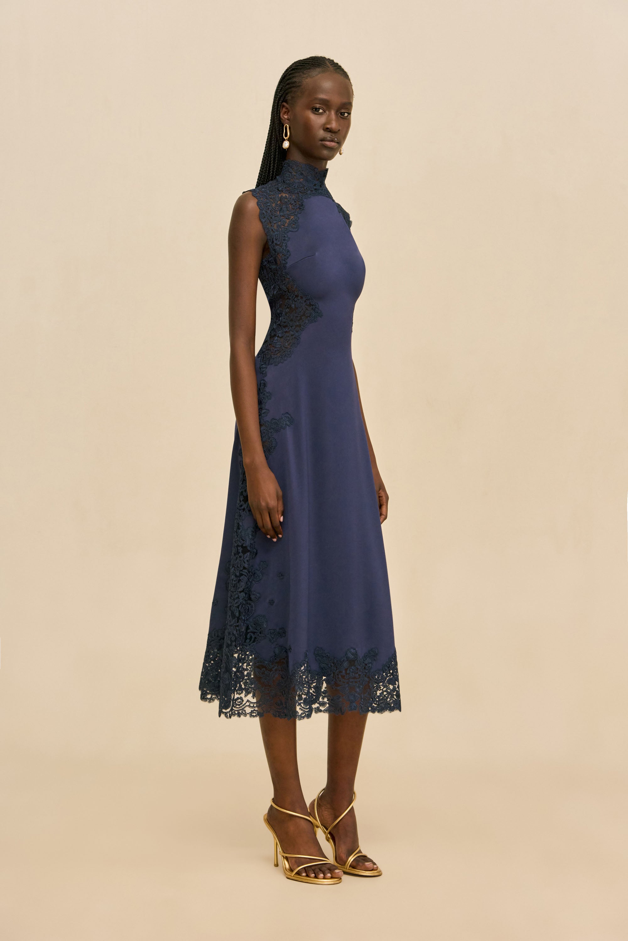 ANIMA DRESS - DEEP LAKE