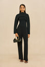 ALKA KNIT TOP - BLACK