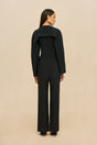 ALKA KNIT TOP - BLACK