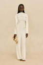 ALKA KNIT TOP - OFF WHITE