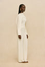 ALKA KNIT TOP - OFF WHITE