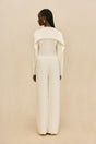 ALKA KNIT TOP - OFF WHITE