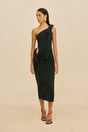 BLENDA KNIT DRESS - BLACK