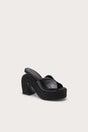 PHOEBE PLATFORM SANDAL - BLACK
