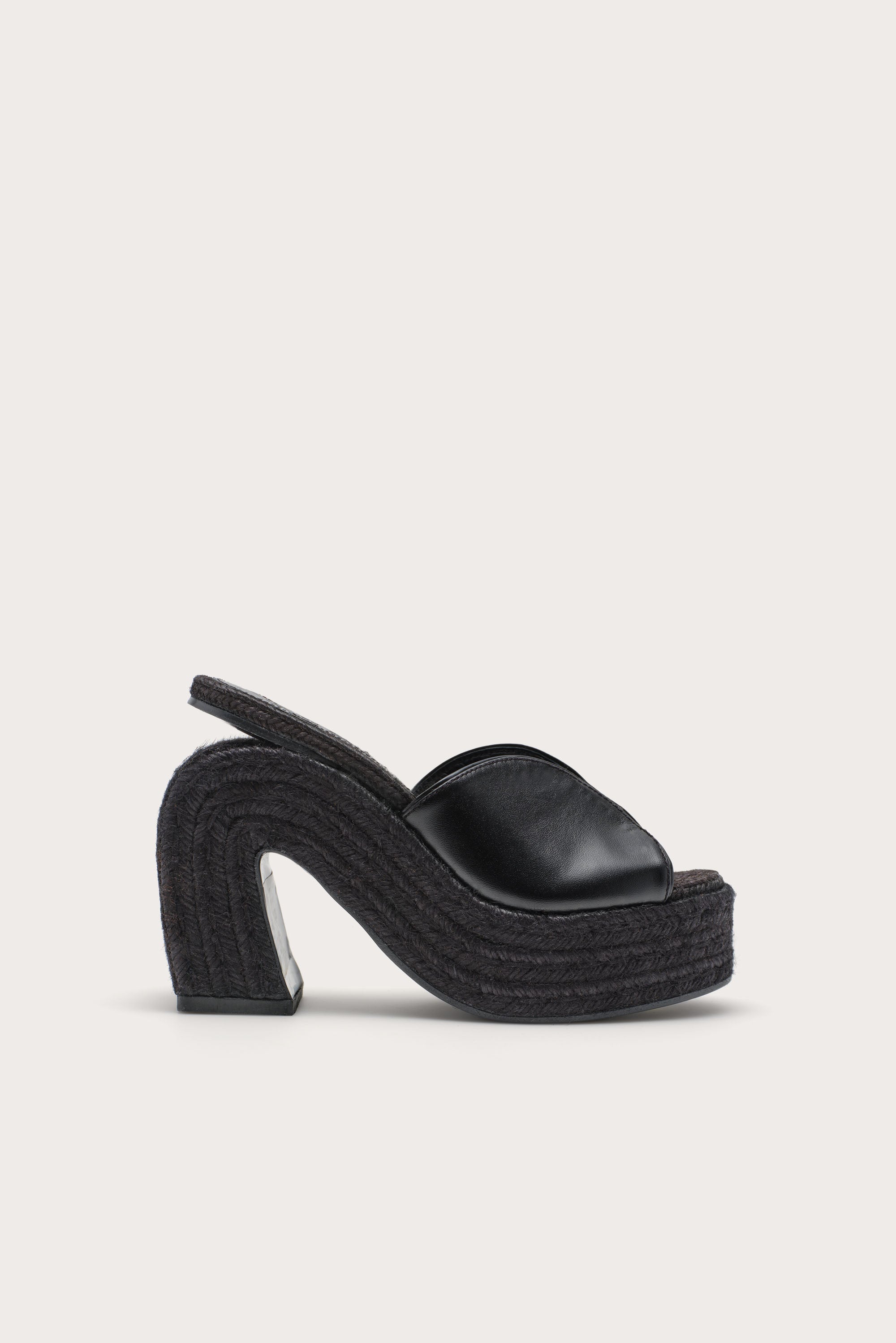 PHOEBE PLATFORM SANDAL - BLACK