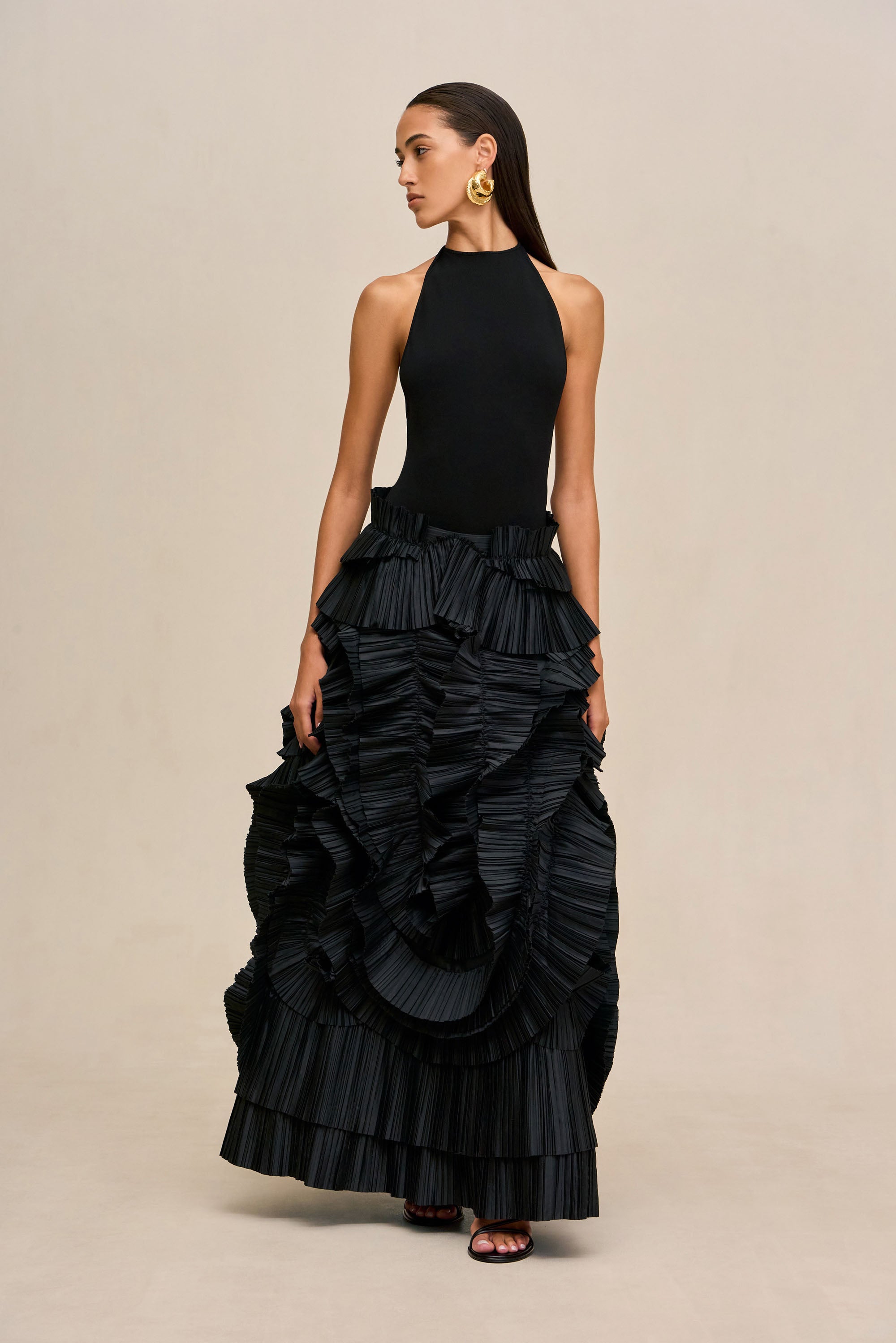 PRIMAVERA SKIRT - BLACK