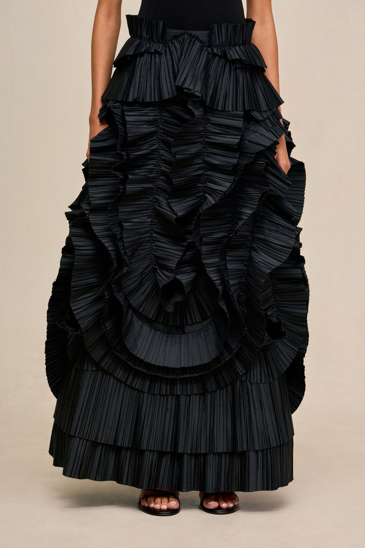 PRIMAVERA SKIRT - BLACK