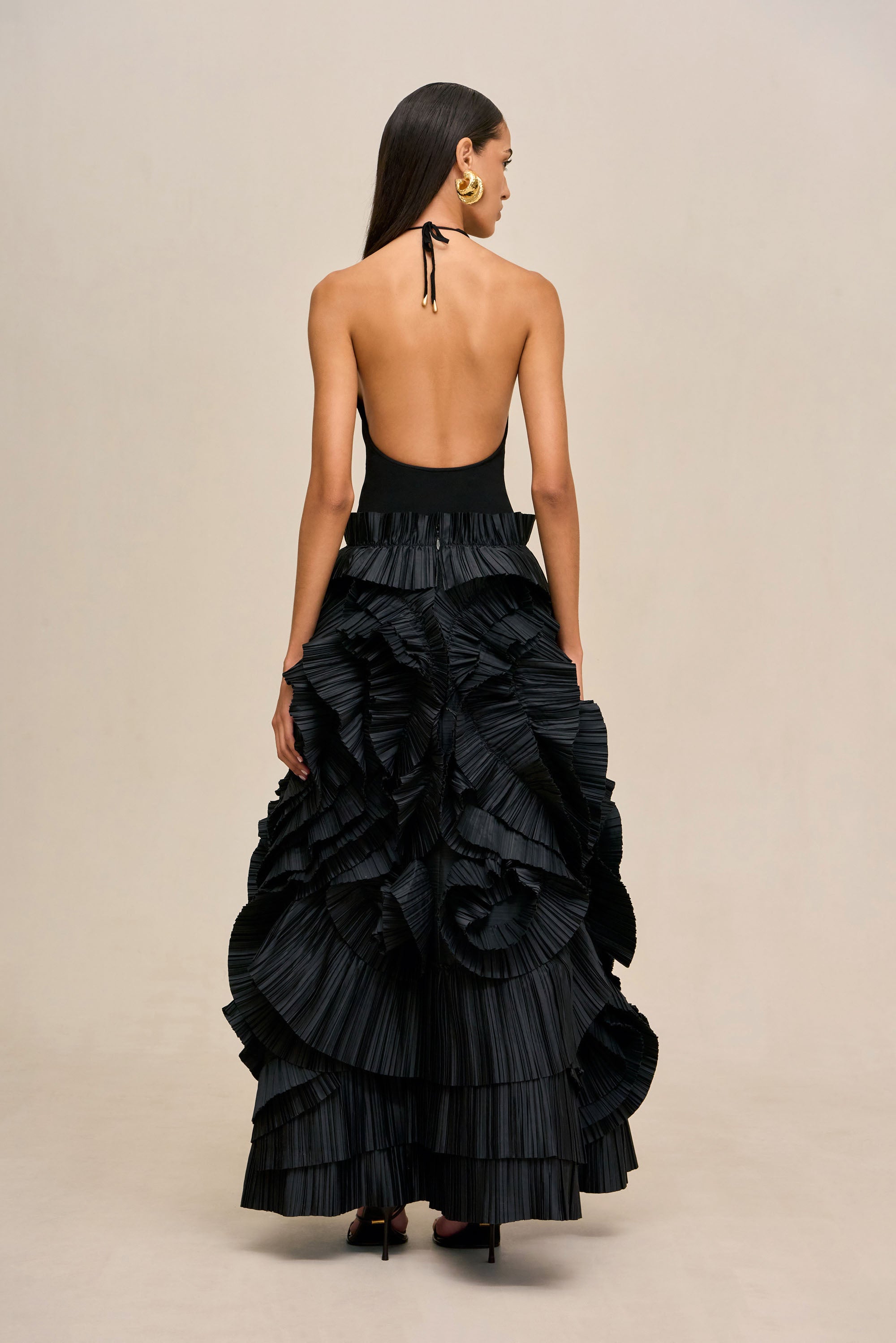 PRIMAVERA SKIRT - BLACK
