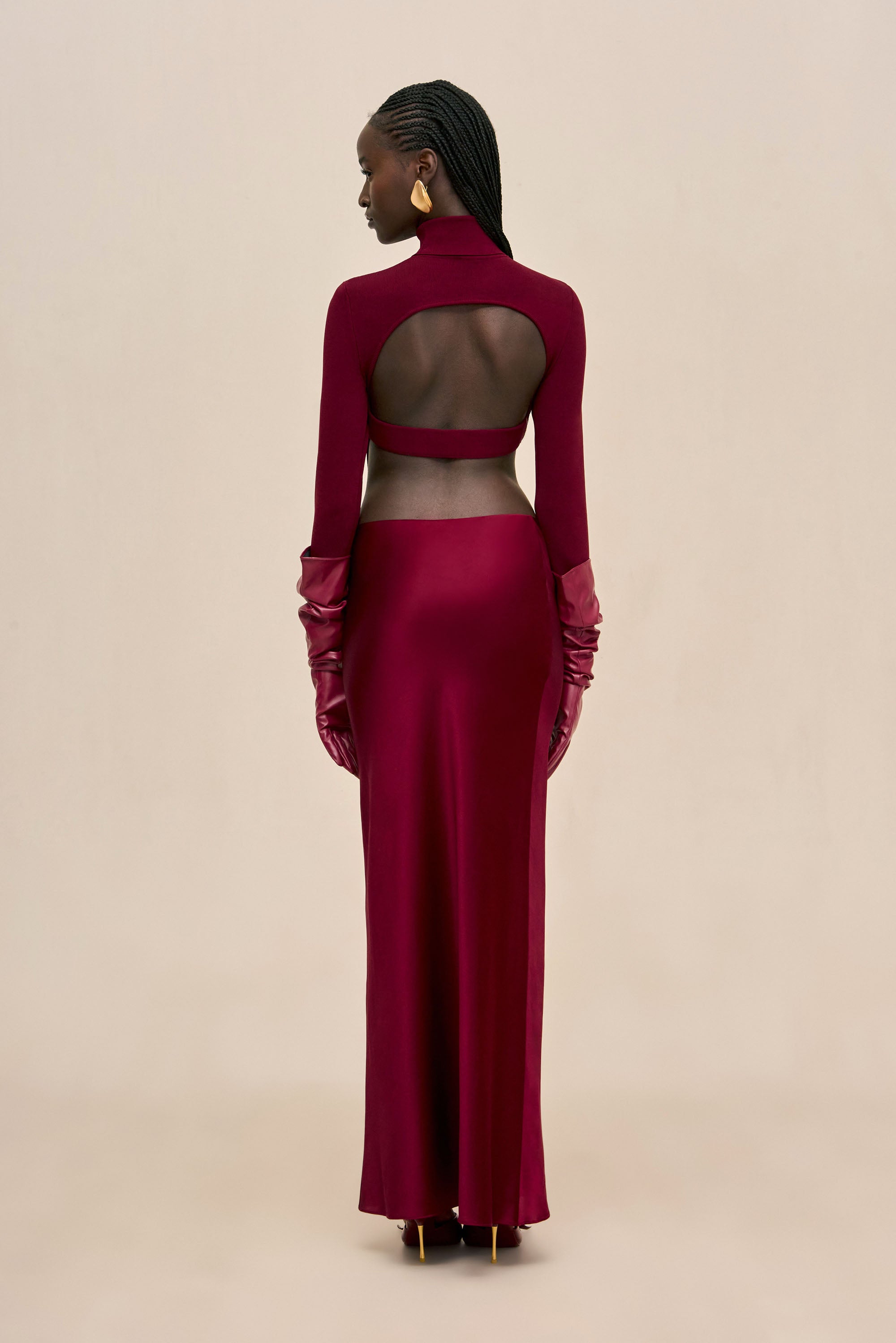 DENIZ KNIT TOP - WINTER PLUM