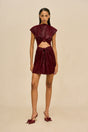MARILOU DRESS - WINTER PLUM