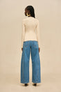 PAULETTE KNIT TOP - DOVE