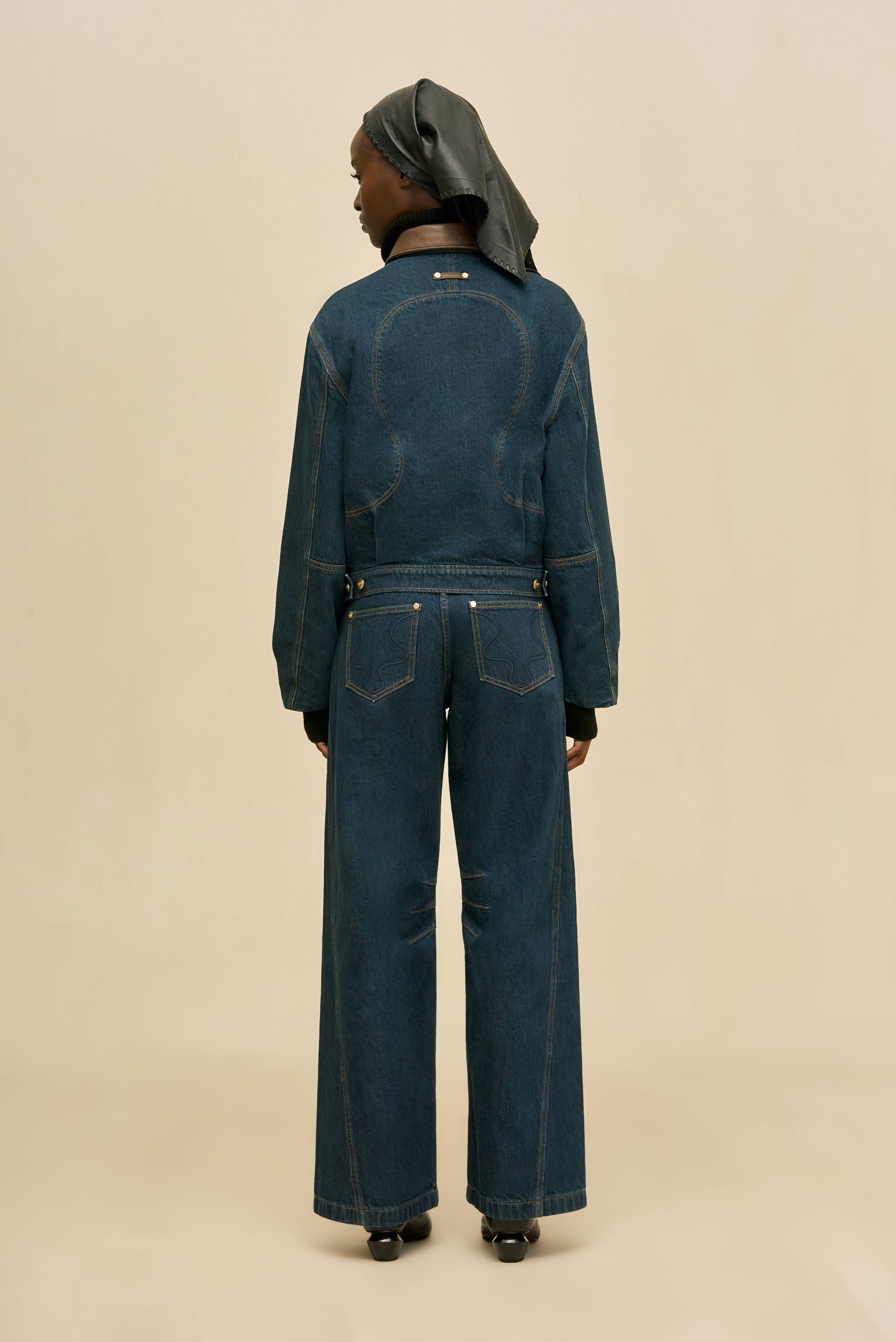 ODINE JACKET - INDIGO KHAKI