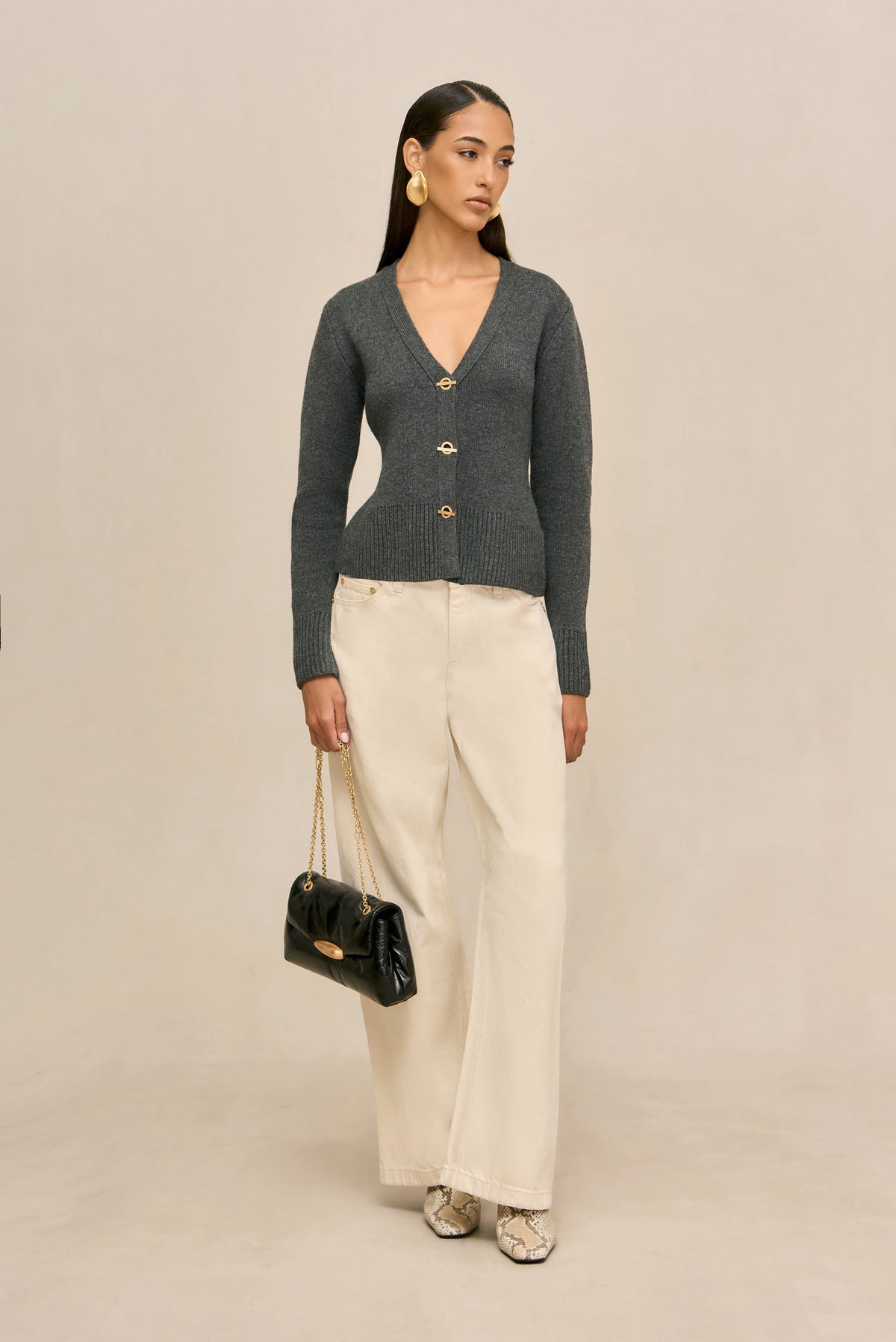 JOSIA SWEATER - ROCK ASH