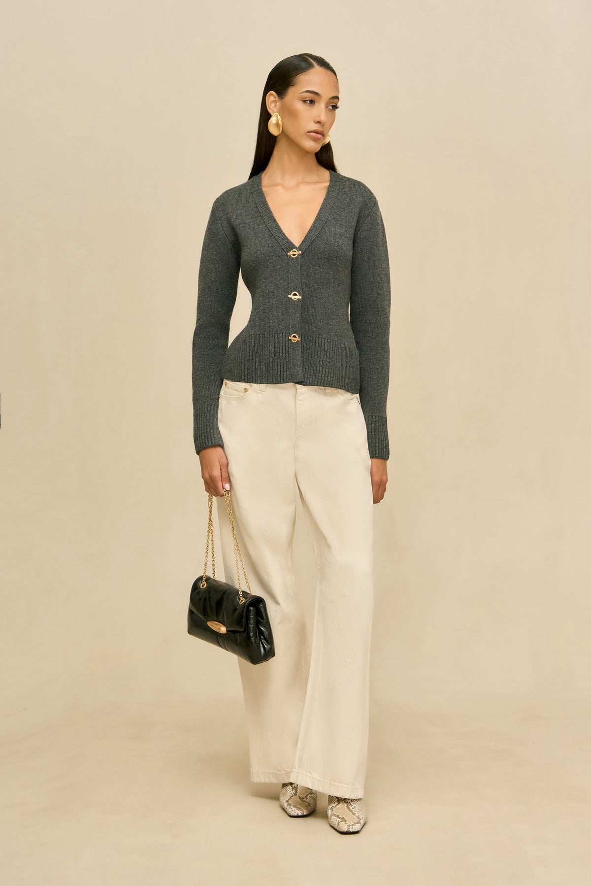 JOSIA SWEATER - ROCK ASH