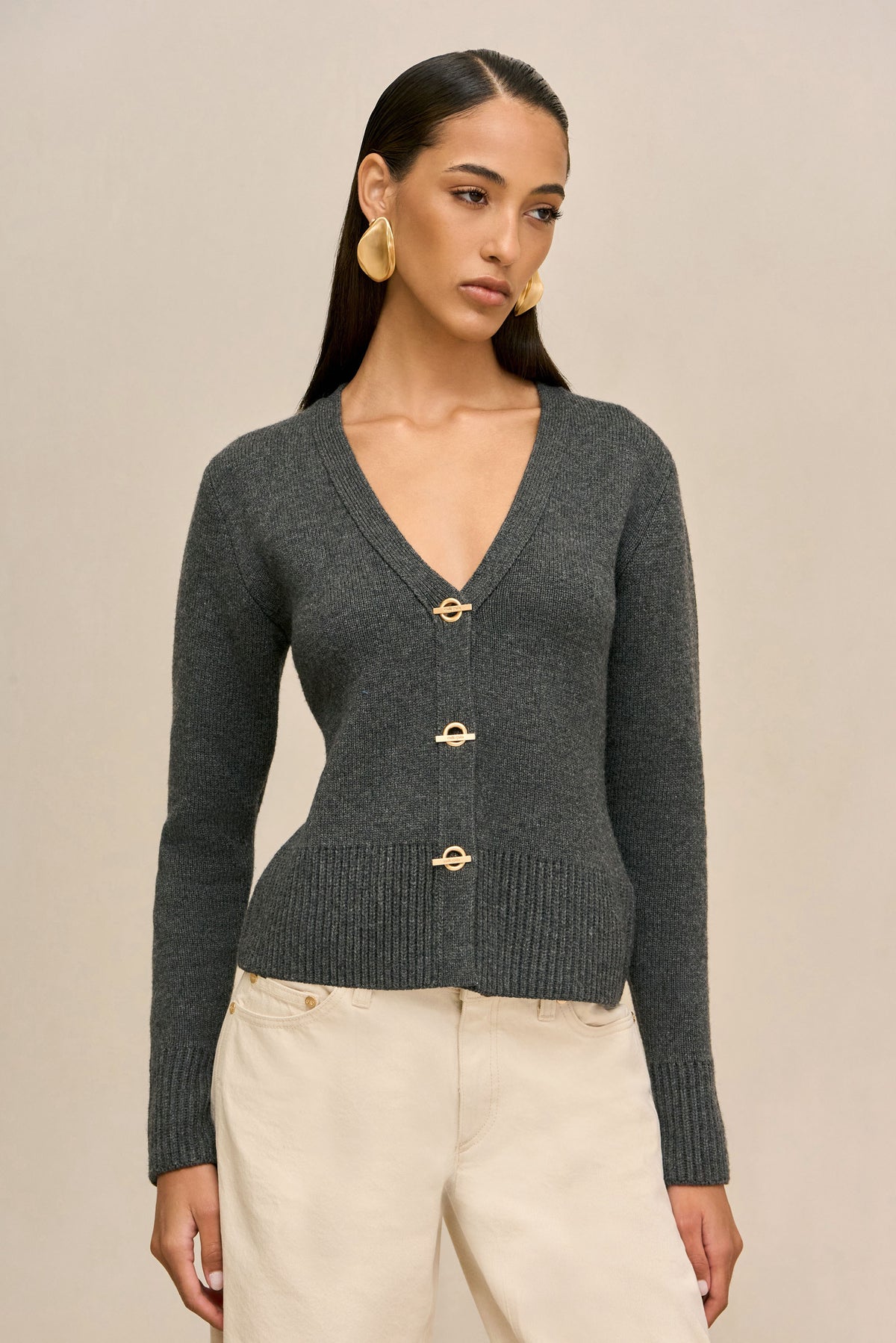 JOSIA SWEATER - ROCK ASH
