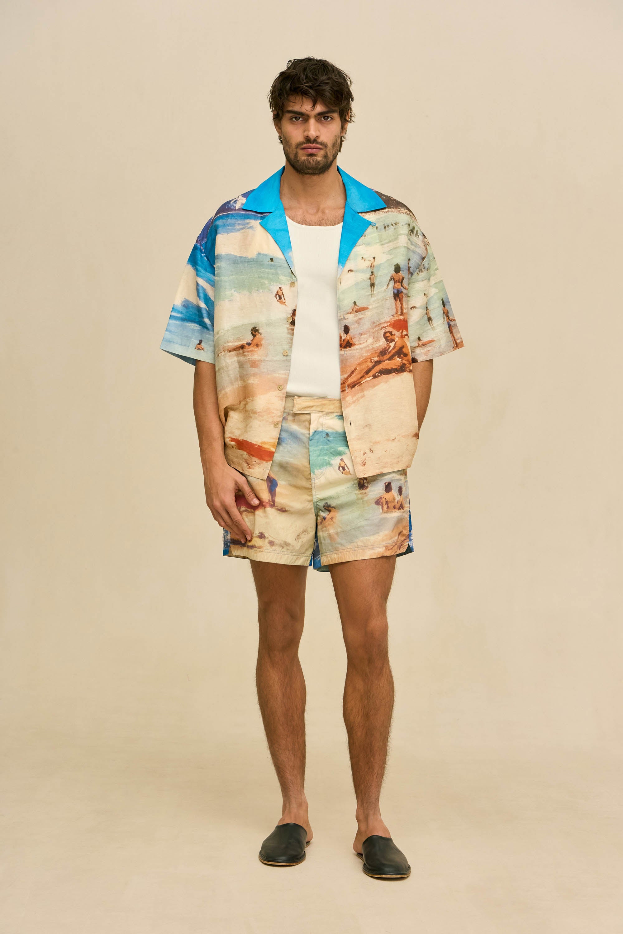IPANEMA SHIRT - RIO BEACH PRINT