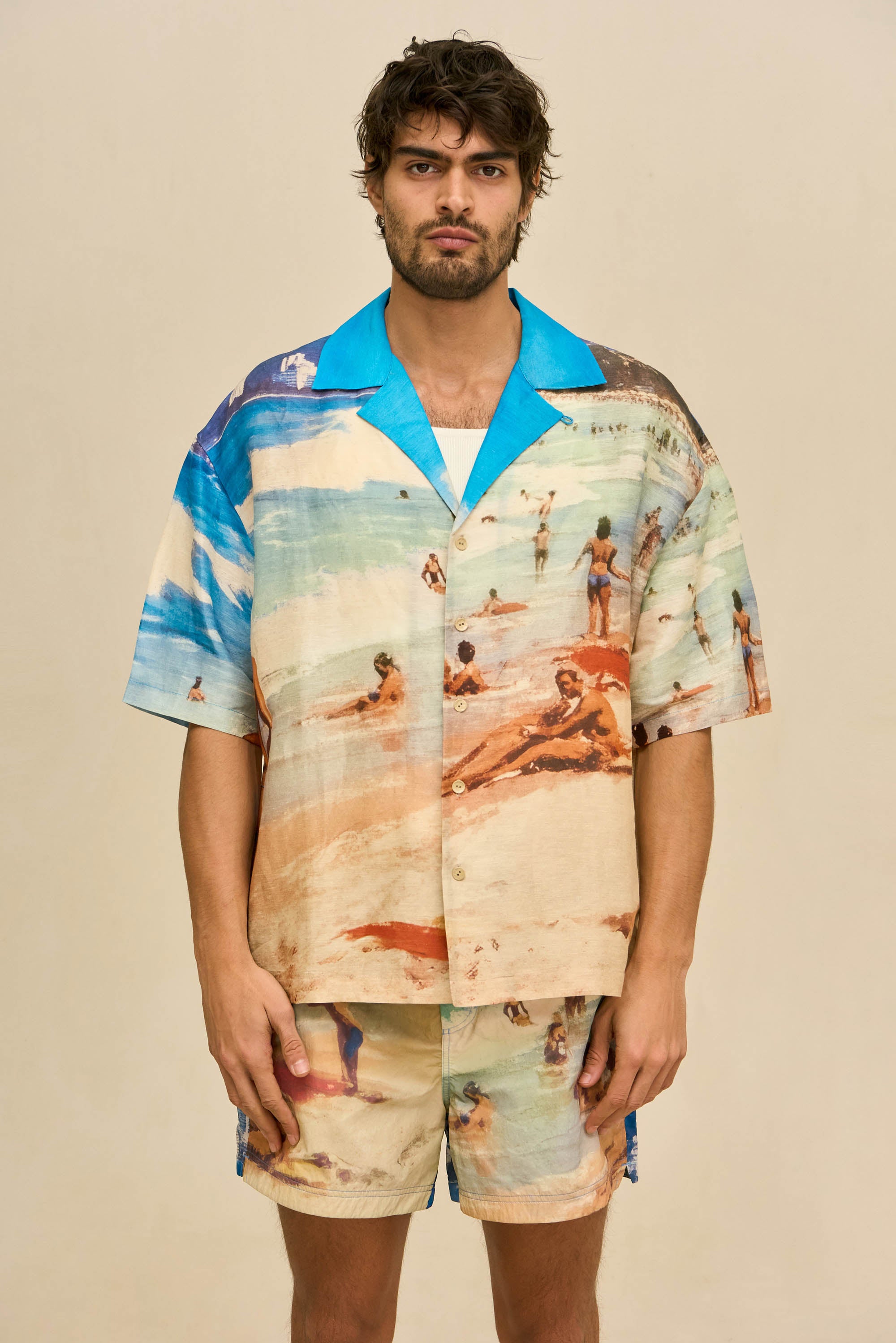 IPANEMA SHIRT - RIO BEACH PRINT