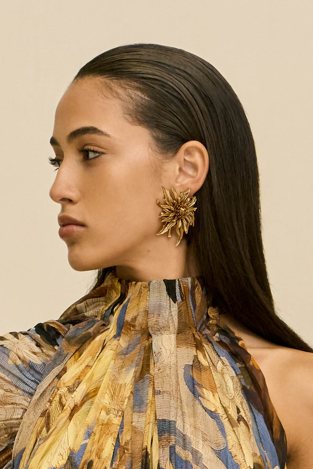 OCTAVIA EARRING - ANTIQUE BRASS