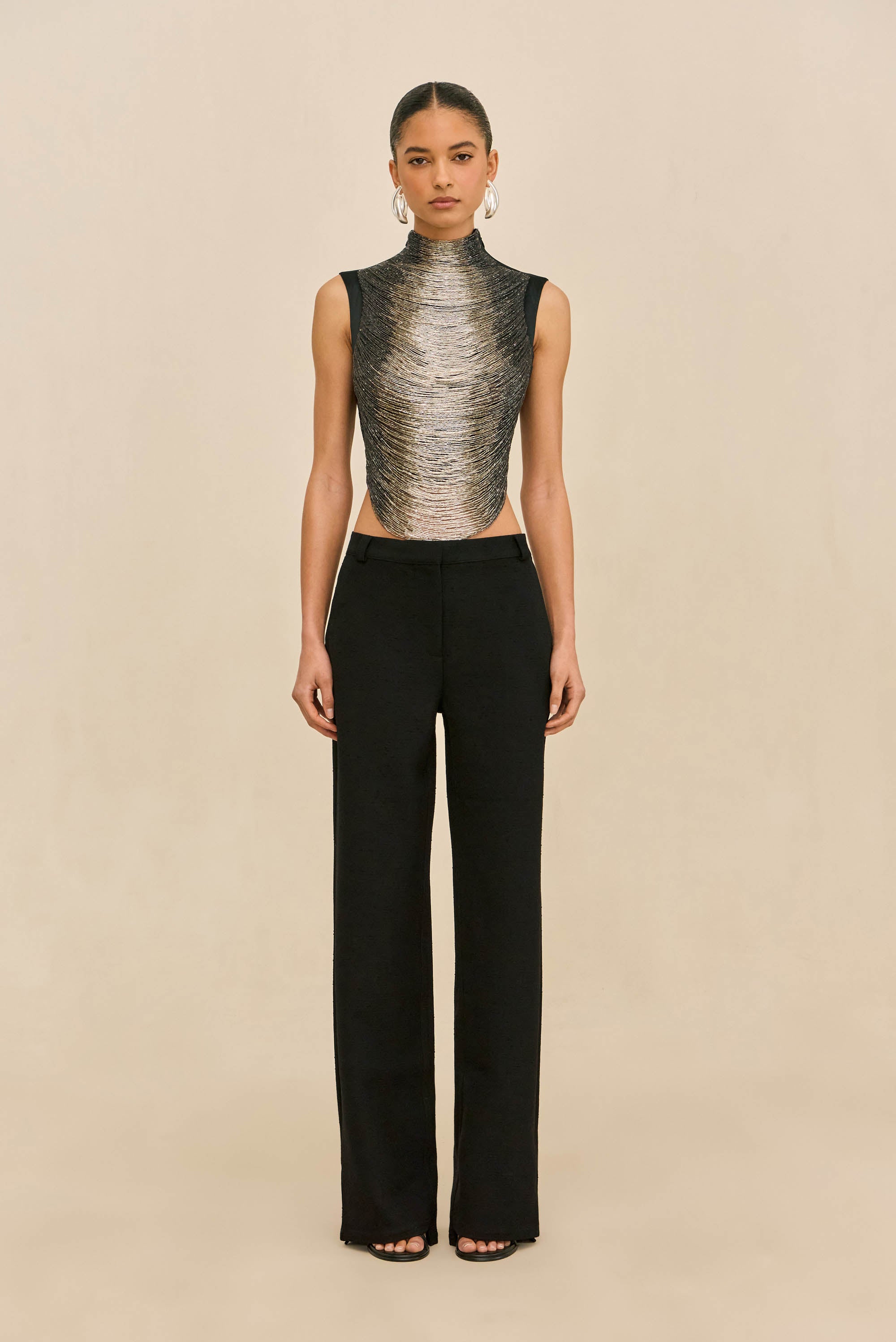 TARAJI TOP - BLACK