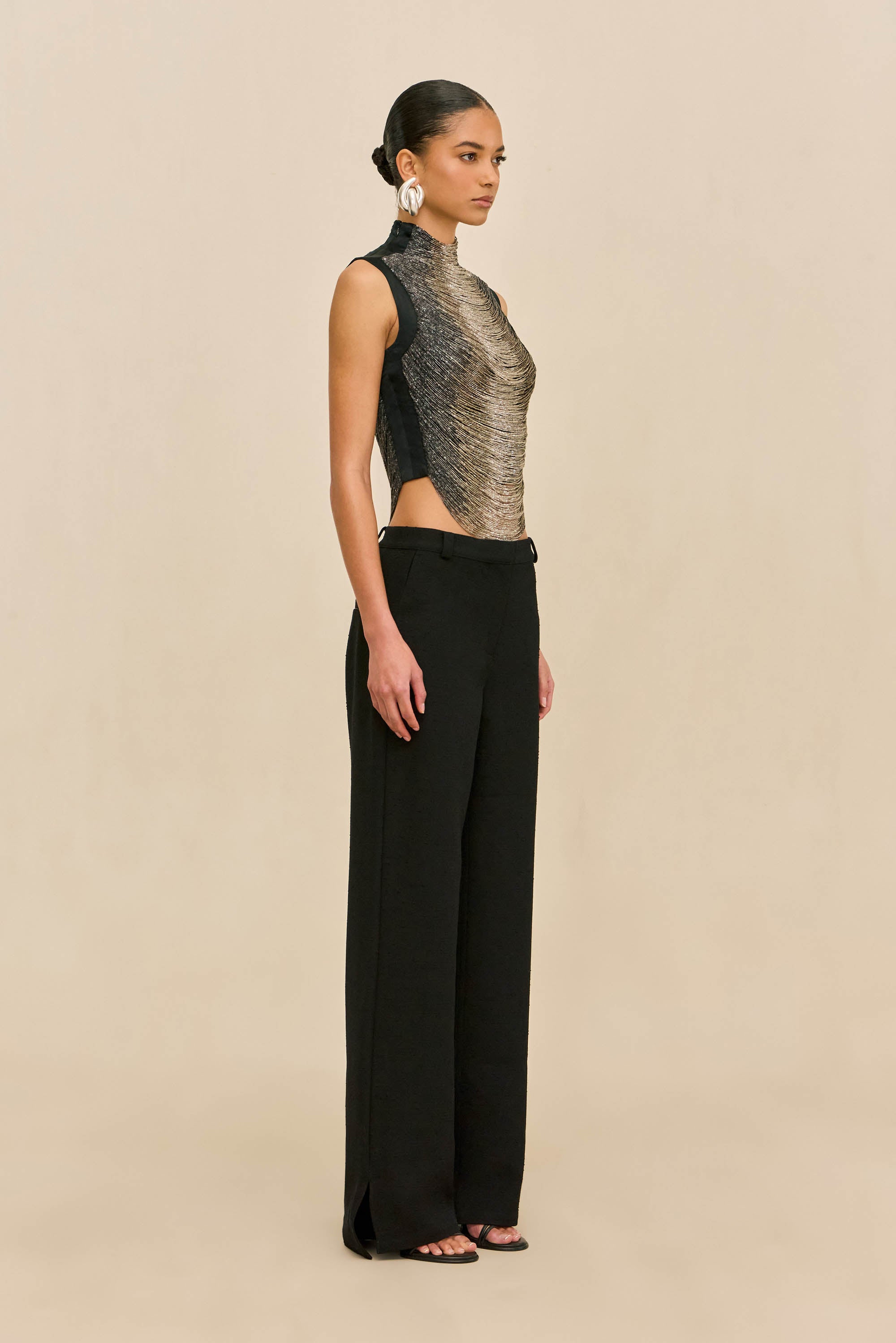 TARAJI TOP - BLACK