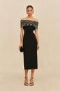 SUZIE KNIT DRESS - BLACK