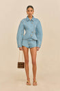 PACHA DENIM JACKET - VINTAGE BLUE