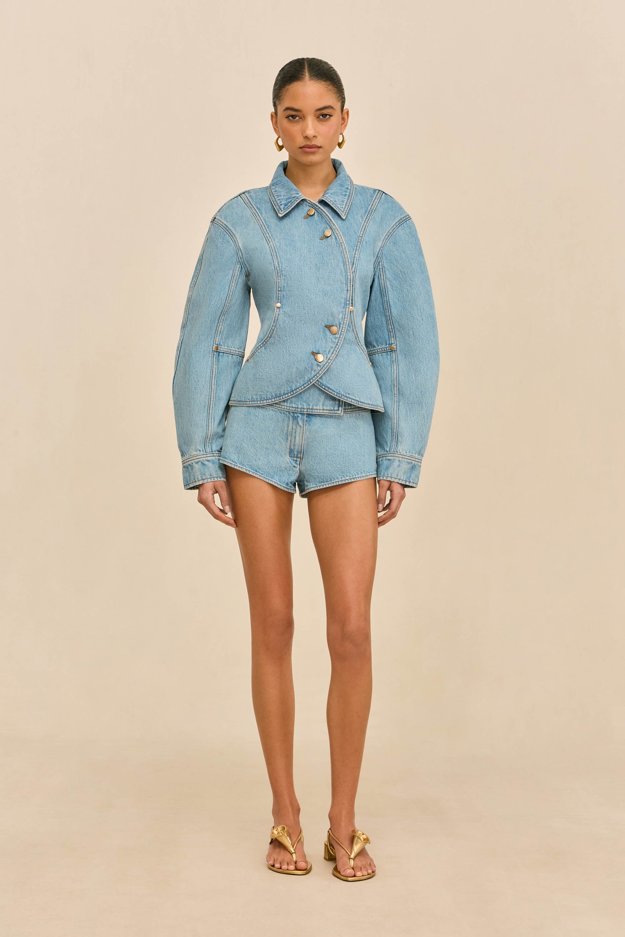 PACHA DENIM JACKET - VINTAGE BLUE