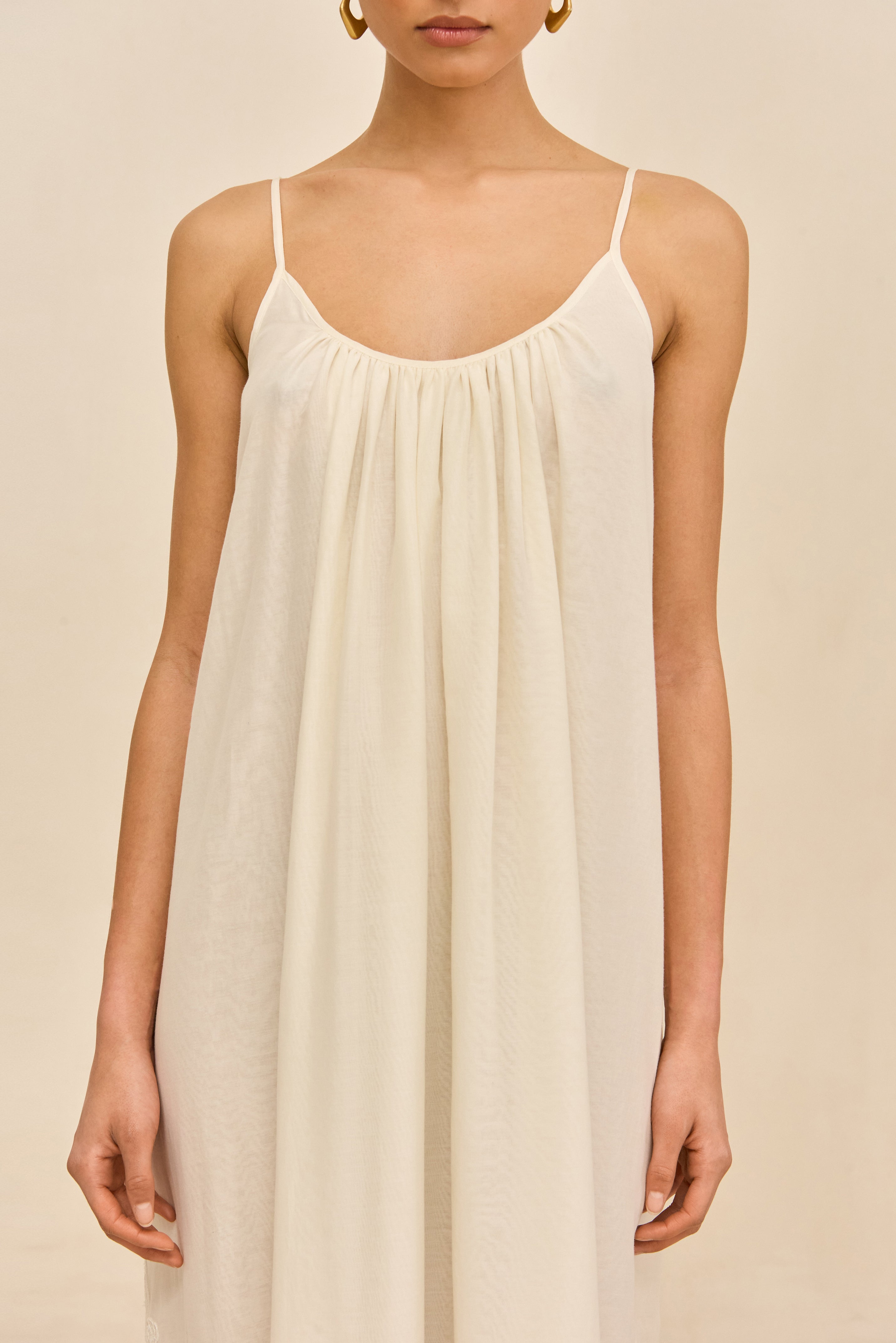 MAGDA DRESS - OFF WHITE
