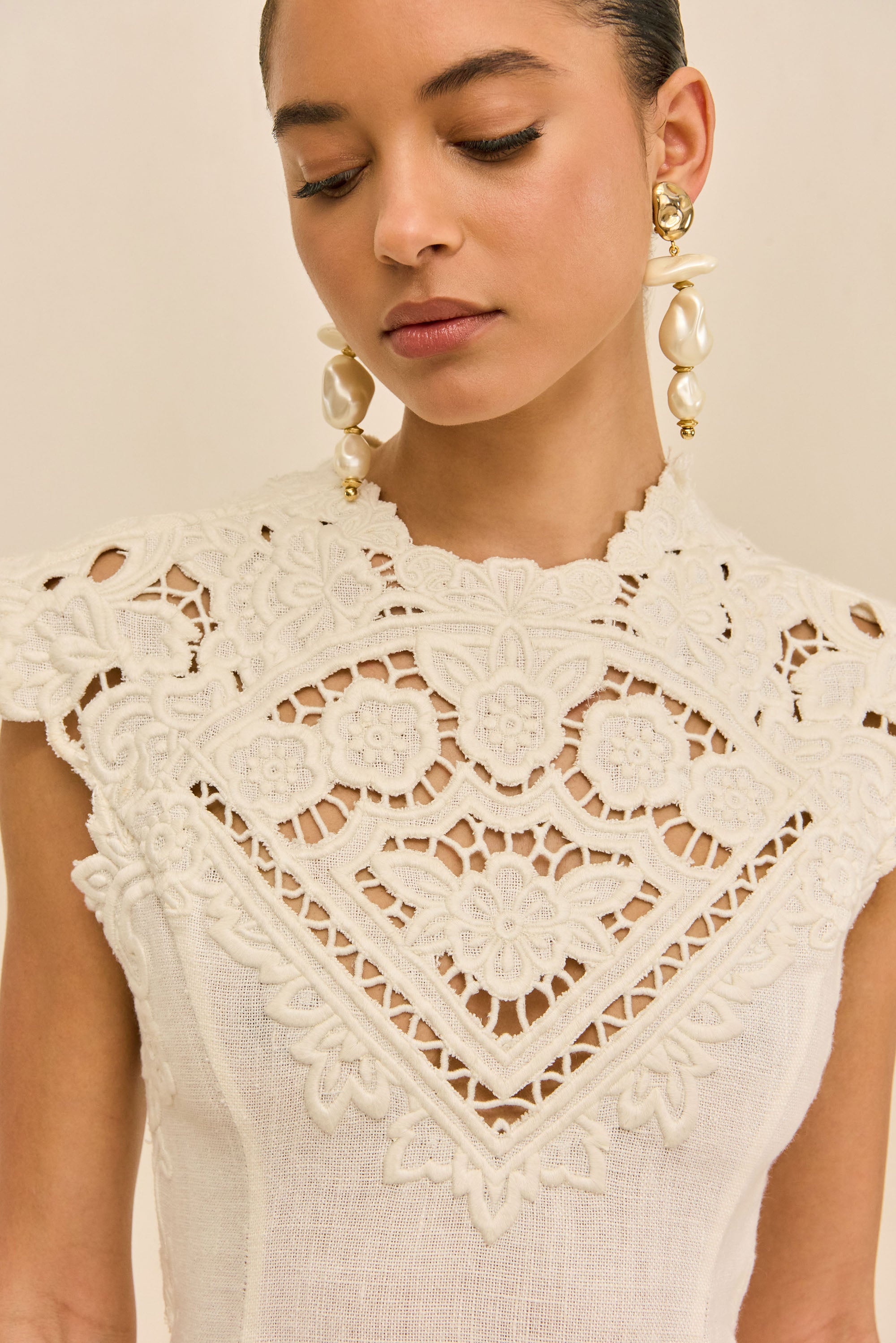 THALASSA DRESS - OFF WHITE