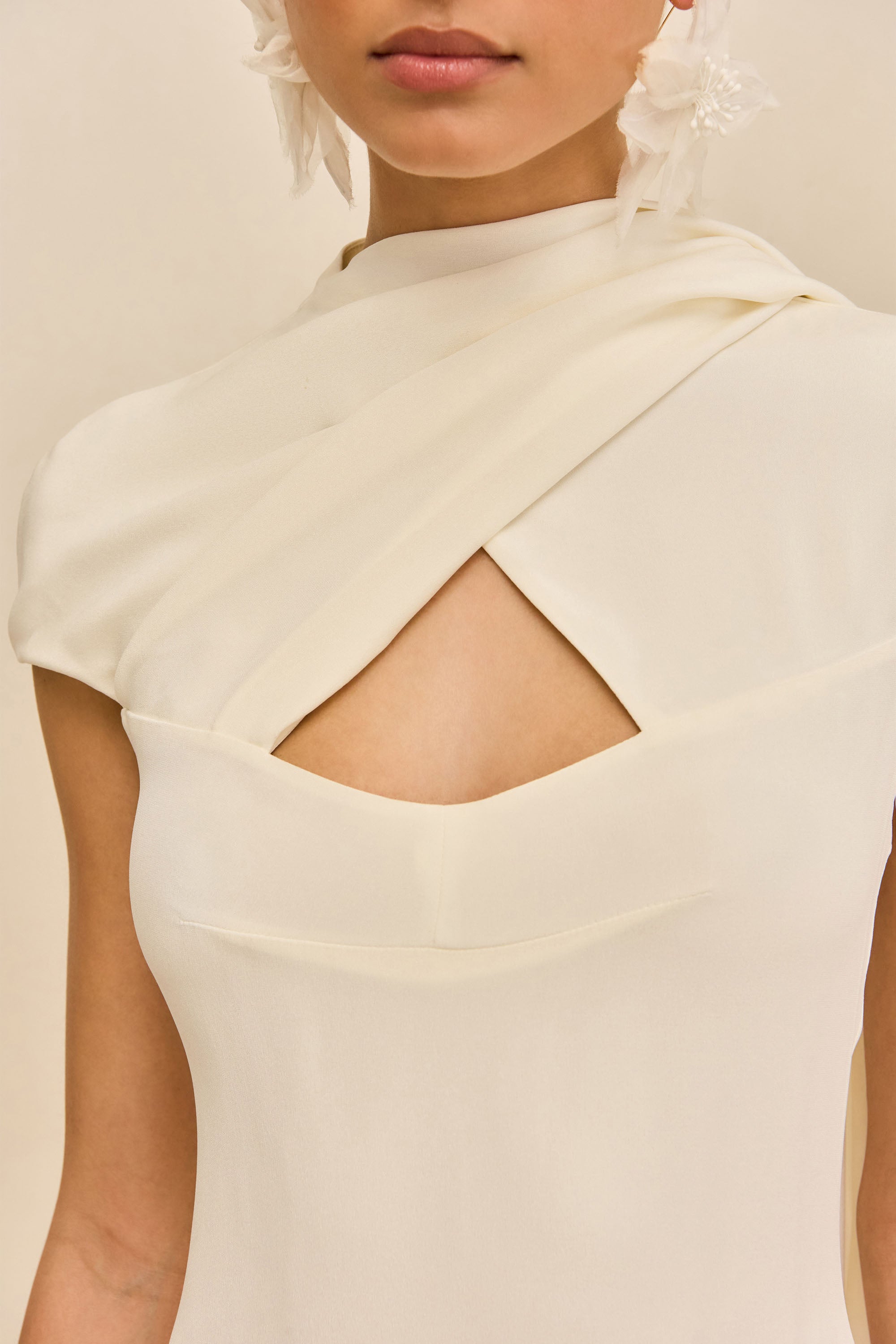 CECILY DRESS - OFF WHITE