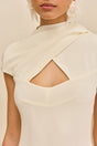 CECILY DRESS - OFF WHITE