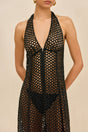 MALIKA COVERUP DRESS - BLACK