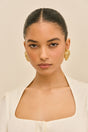 STRAWBERRY EARRING - ANTIQUE BRASS