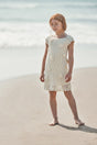 KIDS JANIE DRESS - OFF WHITE
