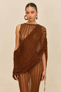 KAYA KNIT DRESS - SADDLE