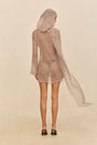 BEAUX DRESS - SMALL SADDLE STRIPE
