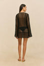 OMARA COVERUP DRESS - BLACK