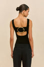 LEVI KNIT TOP - BLACK