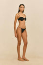 GRETA BIKINI TOP - BLACK