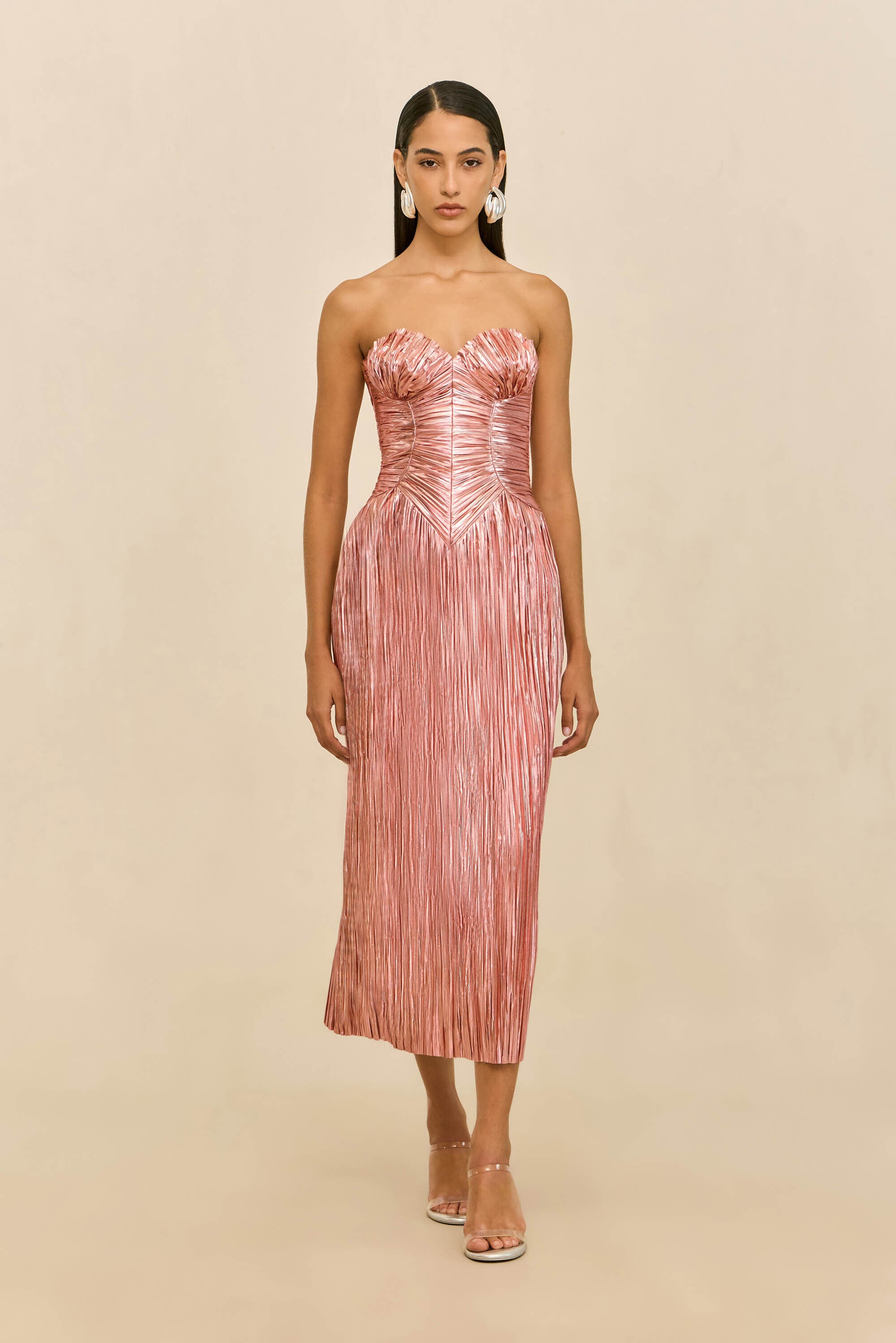 ASHIKA GOWN - PETAL METALLIC