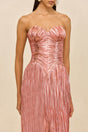 ASHIKA GOWN - PETAL METALLIC
