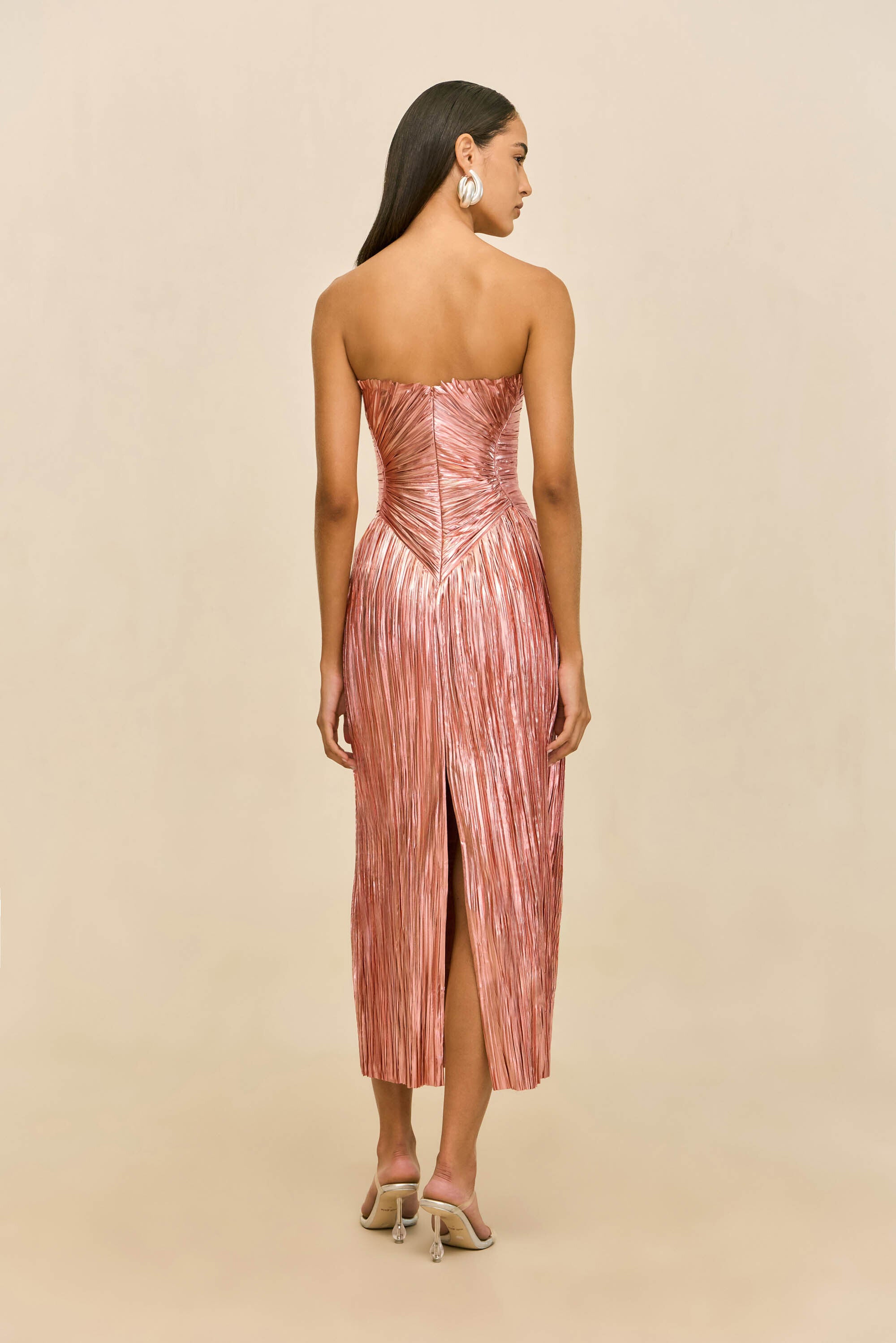 ASHIKA GOWN - PETAL METALLIC