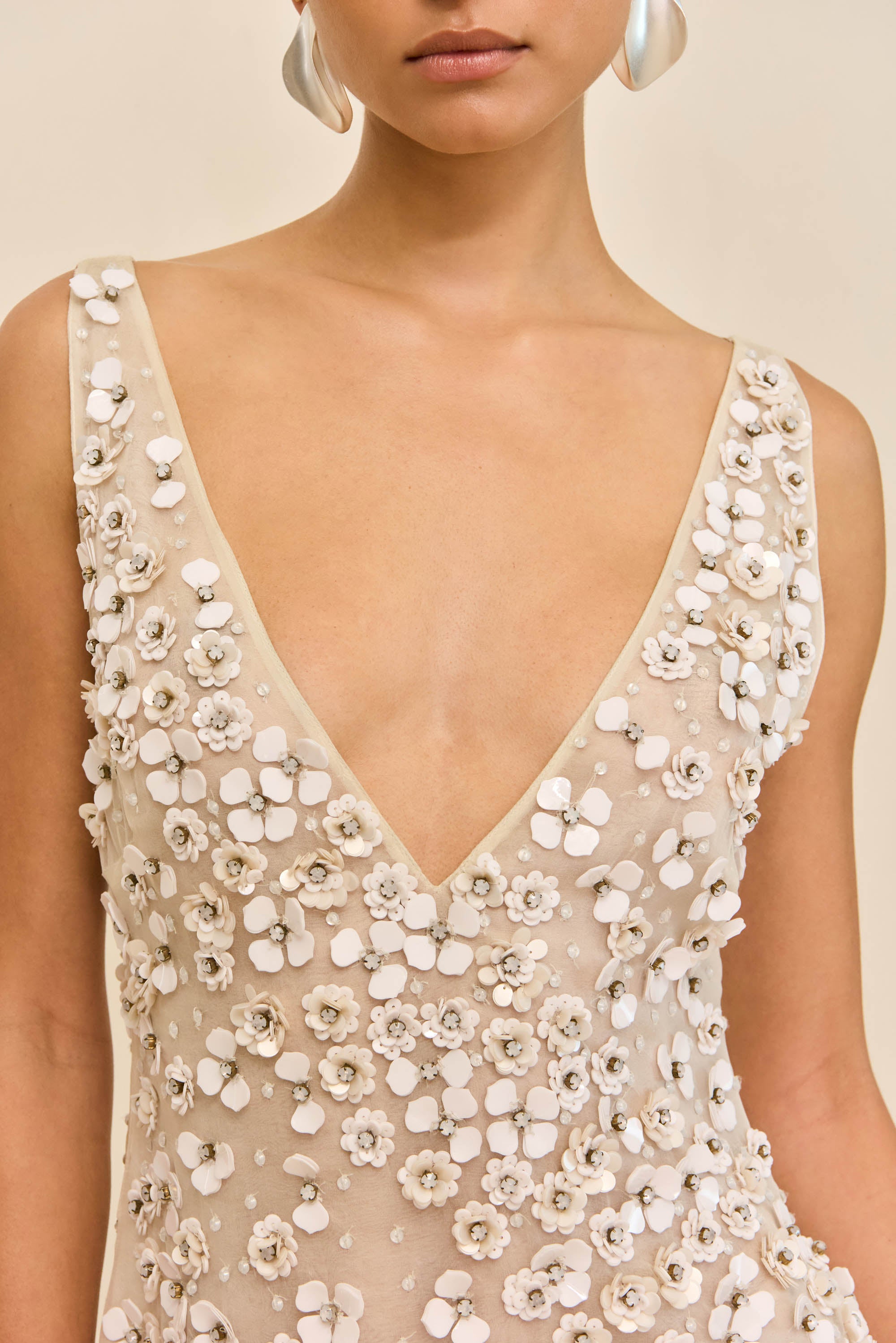 SAPPHIRA DRESS - OFF WHITE